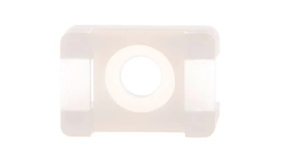 ⁨Saddle holder for cable ties white 4,8mm 9,5x15mm F=3,5mm BMSB5498E /100pcs/⁩ at Wasserman.eu