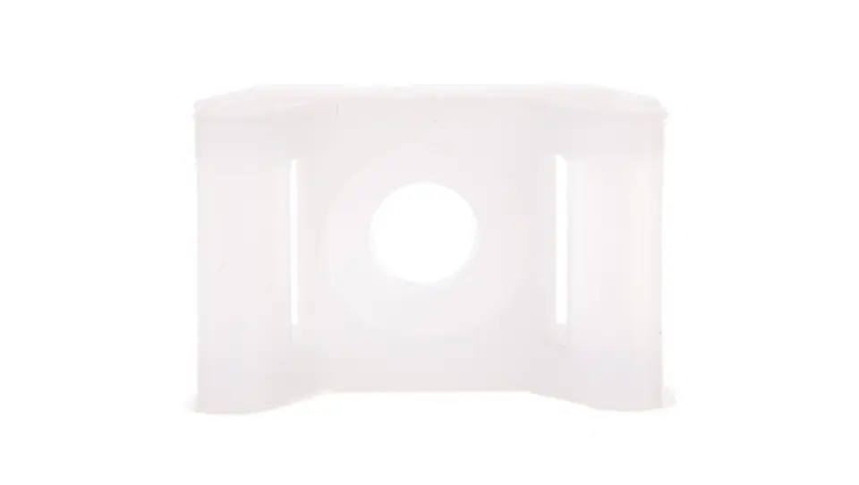 ⁨Saddle holder for cable ties white 9mm 14,6x22,5mm F=11mm BMSB5496E /100pcs/⁩ at Wasserman.eu