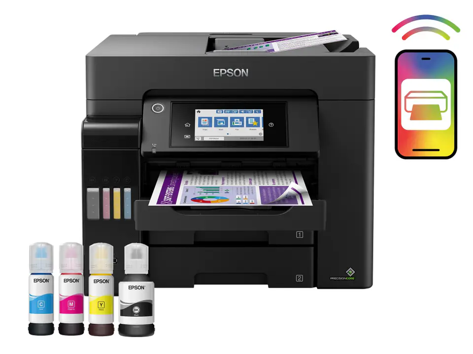 ⁨Urządzenie wielofunkcyjne atramentowe EPSON EcoTank L6570 C11CJ29402⁩ w sklepie Wasserman.eu