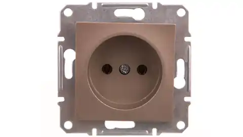 ⁨ASFORA Single socket 2P without frame bronze EPH3000169⁩ at Wasserman.eu