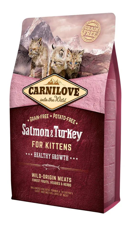 CARNILOVE CAT SALMON&TURKEY FOR KITTENS 2kg w sklepie Wasserman.eu