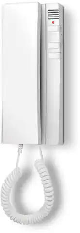 ⁨Unifon cyfrowy ELFON OPTIMA OP-U7/3, biały (trzy przyciski)⁩ w sklepie Wasserman.eu