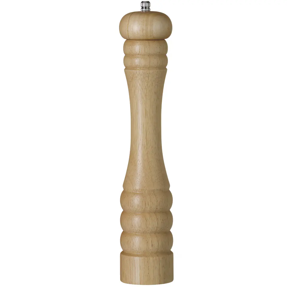 ⁨Młynek do mielenia pieprzu jasne drewno śr. 60 x 315 mm - Hendi 469743⁩ w sklepie Wasserman.eu