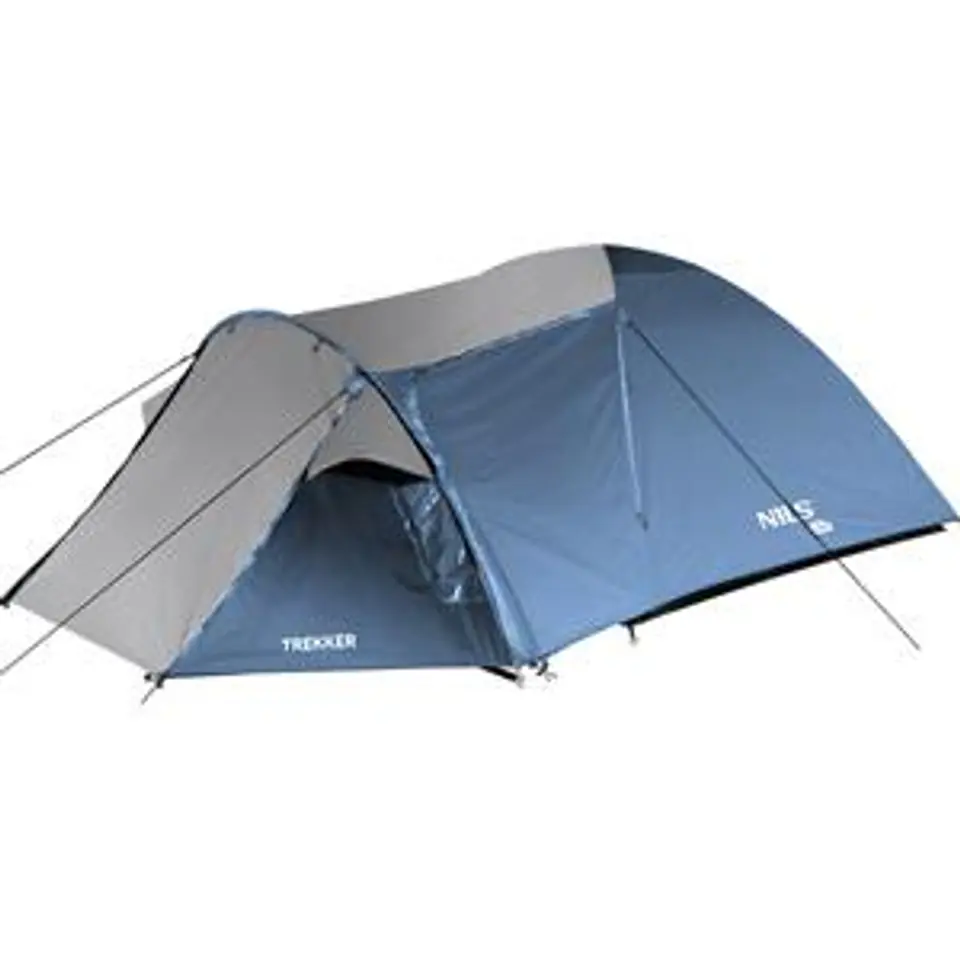 ⁨NILS CAMP NC6012 camping tent blue-grey⁩ at Wasserman.eu