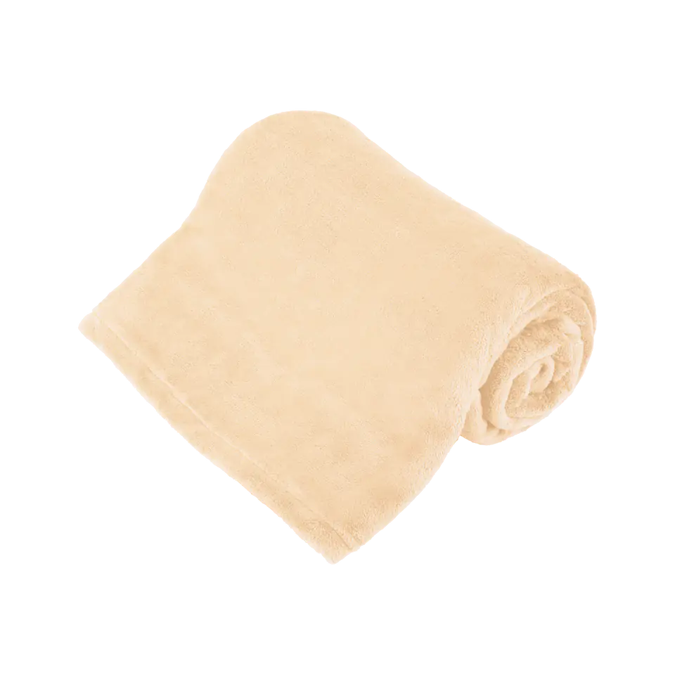 Koc polarowy 150x200 cm TEESA - kremowy w sklepie Wasserman.eu