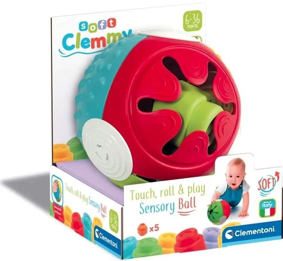 Clemmy Piłeczka Sensoryczna miękkie klocki w sklepie Wasserman.eu