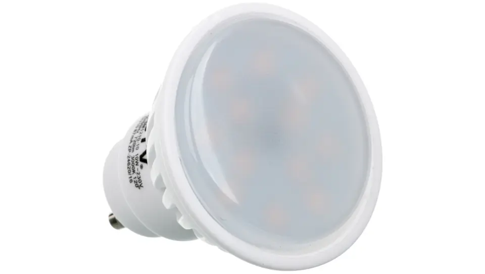 ⁨LED bulb GU10 10W 720lm 3000K 120st. SMD 2835 LD-SM1210-10⁩ at Wasserman.eu