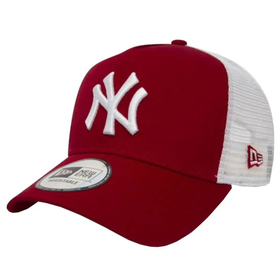 ⁨Czapka New Era New York Yankees MLB Clean Cap 11588 (kolor Czerwony, rozmiar OSFA)⁩ w sklepie Wasserman.eu