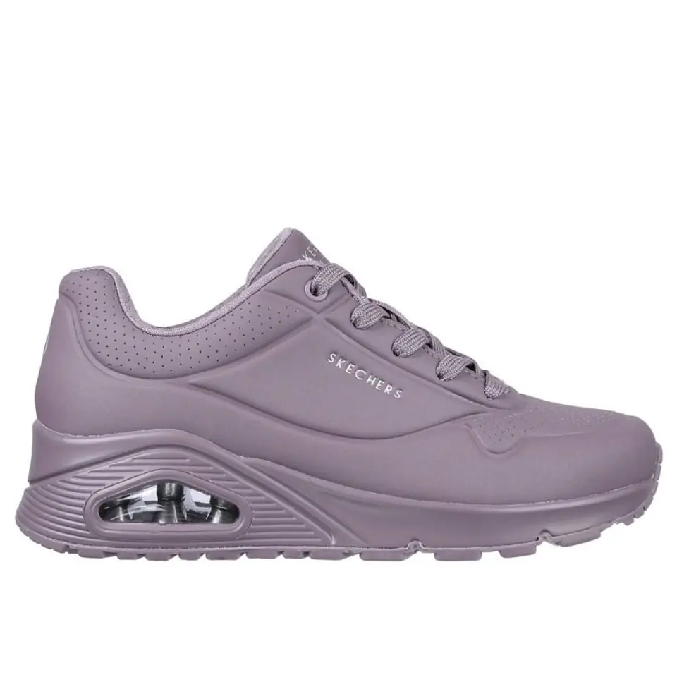 ⁨Buty Skechers Uno Stand On Air W 73690 (kolor Szary/Srebrny, rozmiar 38.5)⁩ w sklepie Wasserman.eu