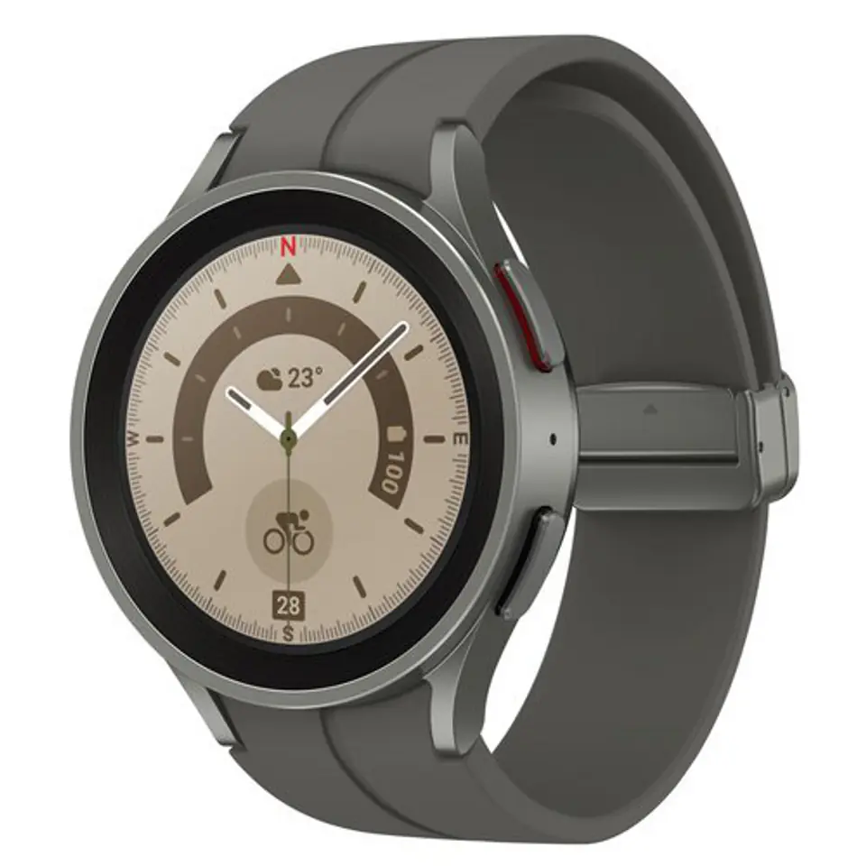 ⁨Samsung Galaxy Watch 5 Pro 45mm LTE Szary SAMSUNG Wear OS Szary⁩ w sklepie Wasserman.eu