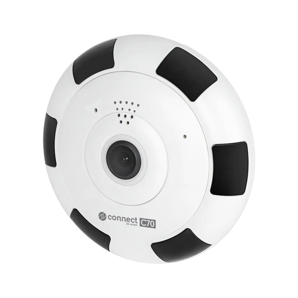 ⁨Kamera Wi-Fi wewnętrzna Kruger&Matz Connect C70 Tuya FishEye⁩ w sklepie Wasserman.eu