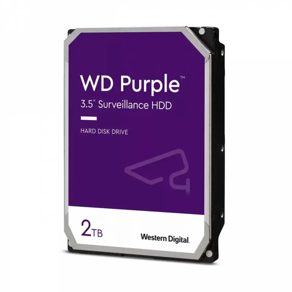 ⁨Dysk twardy HDD WD Purple 2TB 3,5" SATA WD23PURZ⁩ at Wasserman.eu