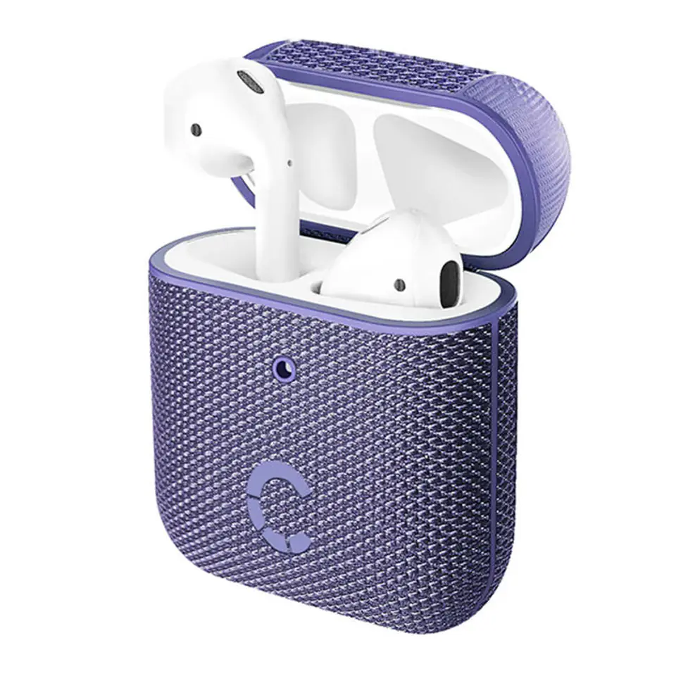 ⁨Etui Cygnett TekView do AirPods 1 i 2 (fioletowe)⁩ w sklepie Wasserman.eu