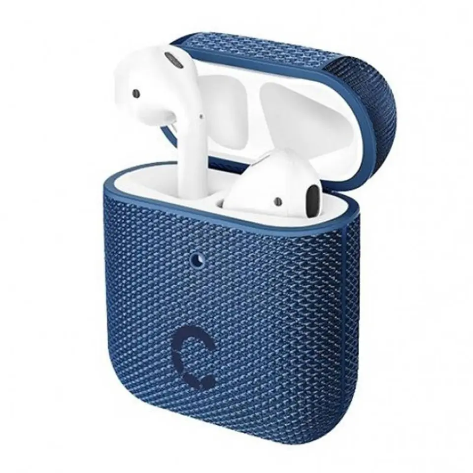 ⁨Etui Cygnett TekView do AirPods 1 i 2 (niebieskie)⁩ w sklepie Wasserman.eu