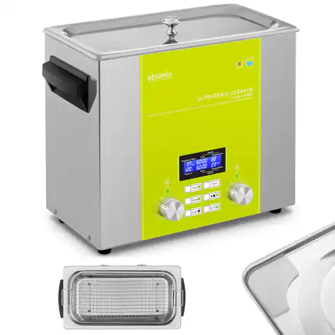⁨Myjka wanna ultradźwiękowa oczyszczacz LED 6 l 240 W⁩ w sklepie Wasserman.eu