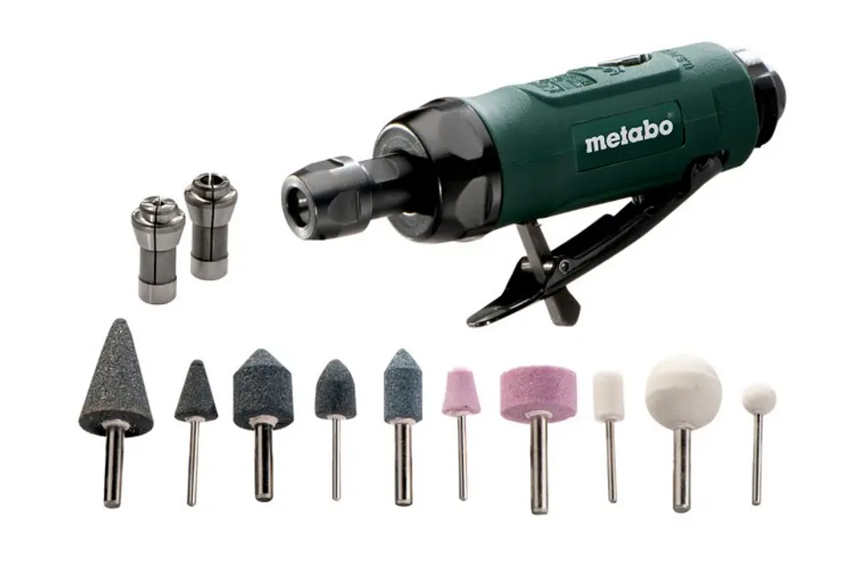 ⁨METABO SZLIFIERKA PROSTA PNEUMATYCZNA DG 25 SET + AKCESORIA⁩ at Wasserman.eu