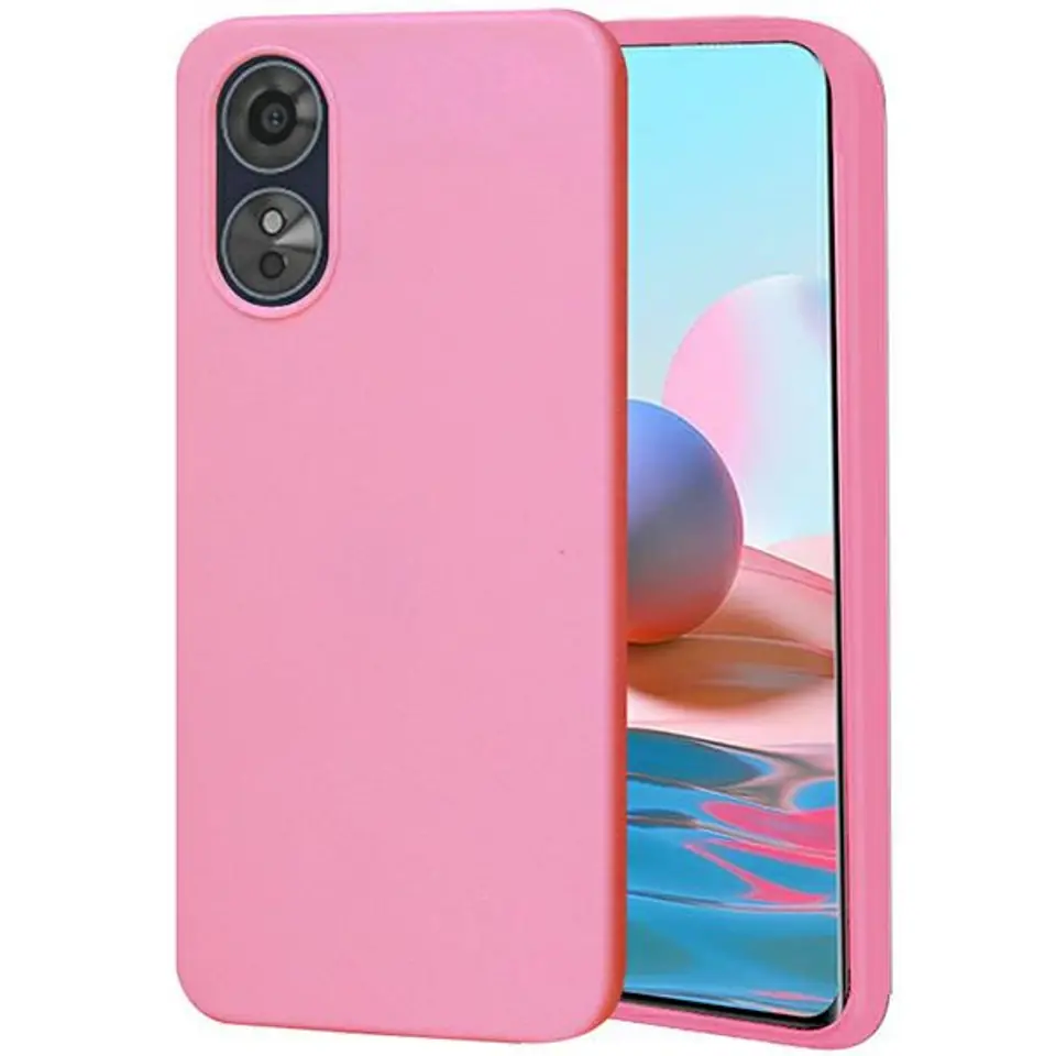 ⁨Beline Etui Candy Oppo A17 jasnoróżowy/light pink⁩ w sklepie Wasserman.eu