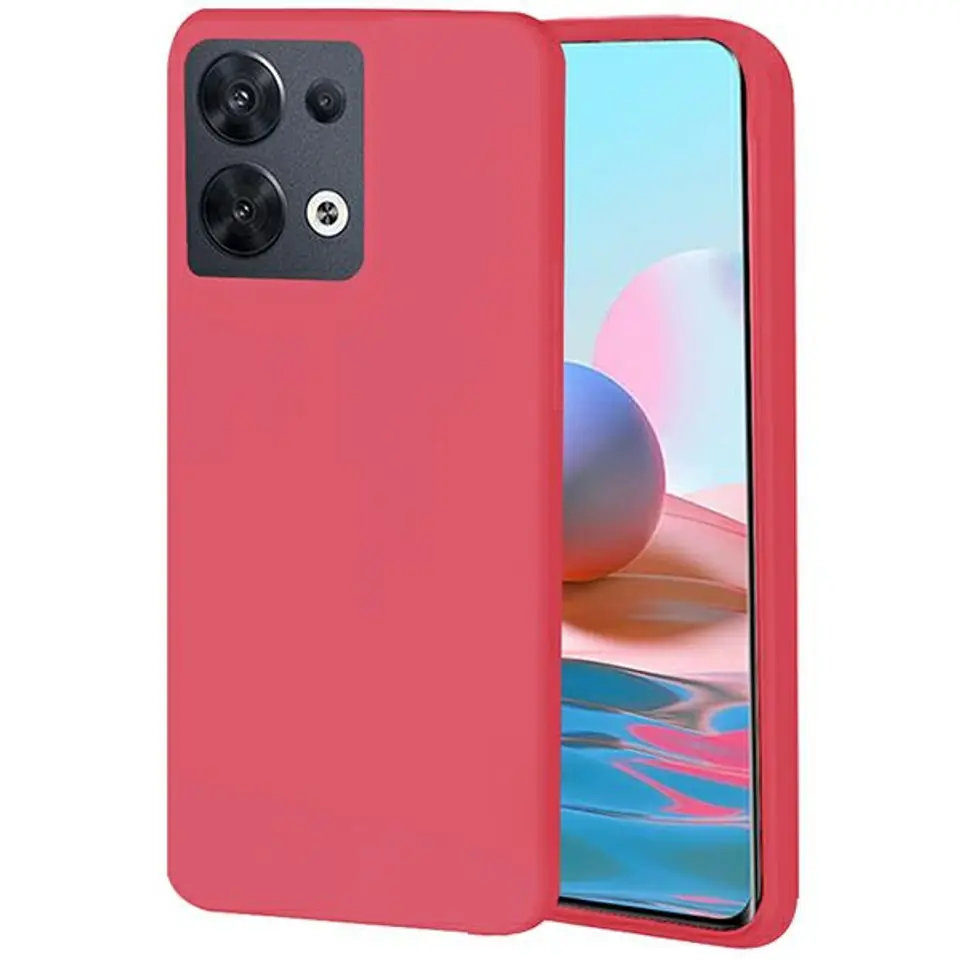 ⁨Beline Etui Candy Oppo Reno 8 różowy/pink⁩ w sklepie Wasserman.eu