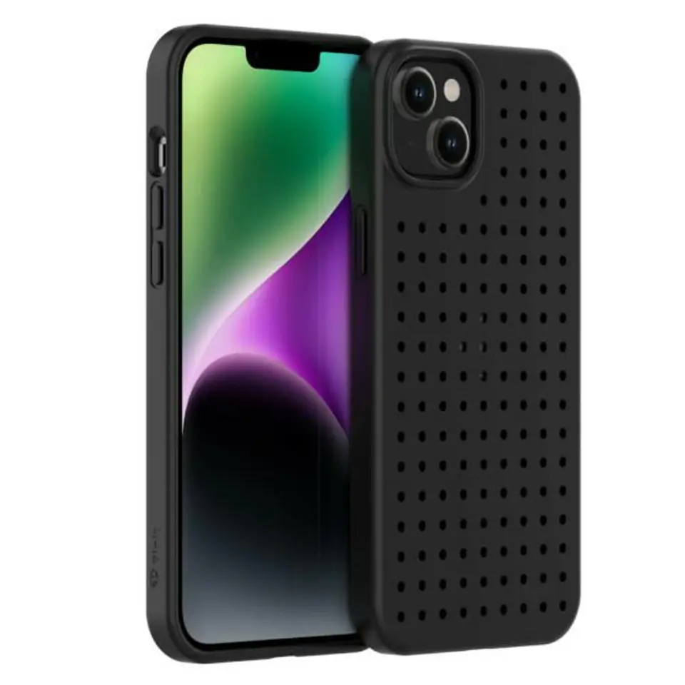 ⁨Etui Pinit Dynamic Case iPhone 14 / 15 / 13 6.1" czarny/black⁩ w sklepie Wasserman.eu