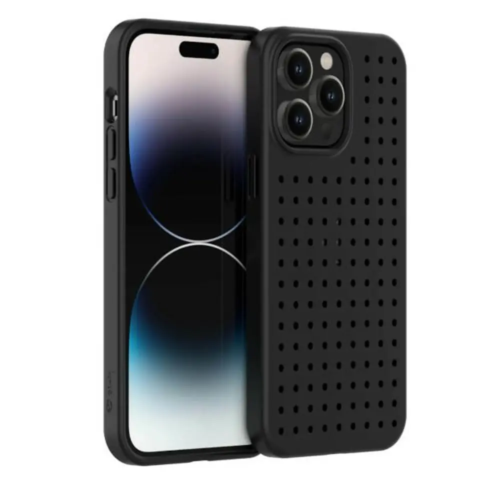 ⁨Etui Pinit Dynamic Case iPhone 14 Pro 6.1" czarny/black⁩ w sklepie Wasserman.eu