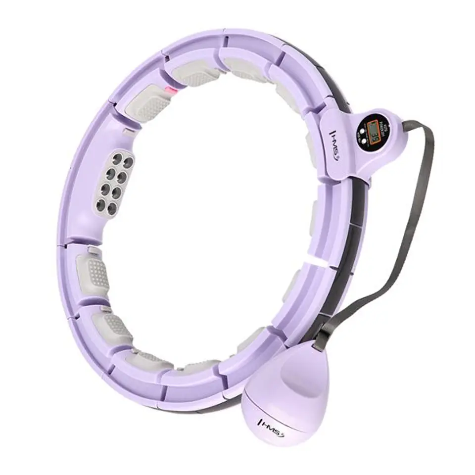 ⁨HHM13 HULA HOP VIOLET Z MAGNESAMI I OBCIĄŻNIKIEM + LICZNIK HMS⁩ w sklepie Wasserman.eu