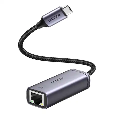 ⁨UGREEN CM483 Network adapter USB-C to RJ45 (grey)⁩ at Wasserman.eu
