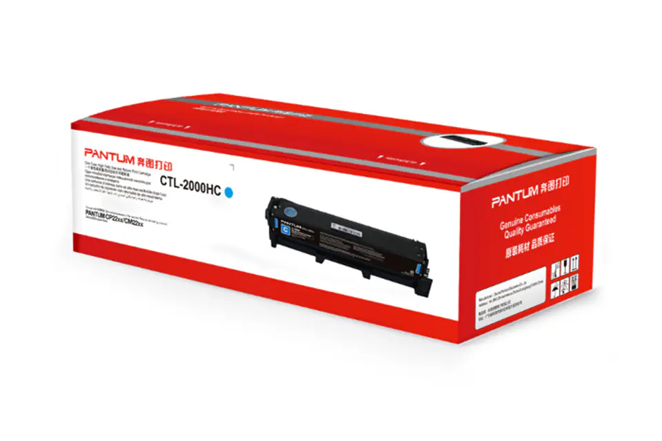 ⁨Oryginalny Toner Cyan Pantum CP2200DW, CM2200FDW (CTL-2000HC, CTL2000HC)⁩ w sklepie Wasserman.eu