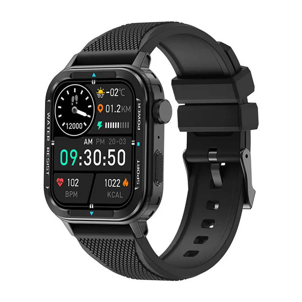 ⁨Smartwatch Colmi M41 (czarny)⁩ w sklepie Wasserman.eu