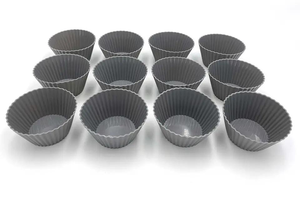 SILIKONOWE FOREMKI DO PIECZENIA MUFFINEK 12szt. 1516 w sklepie Wasserman.eu