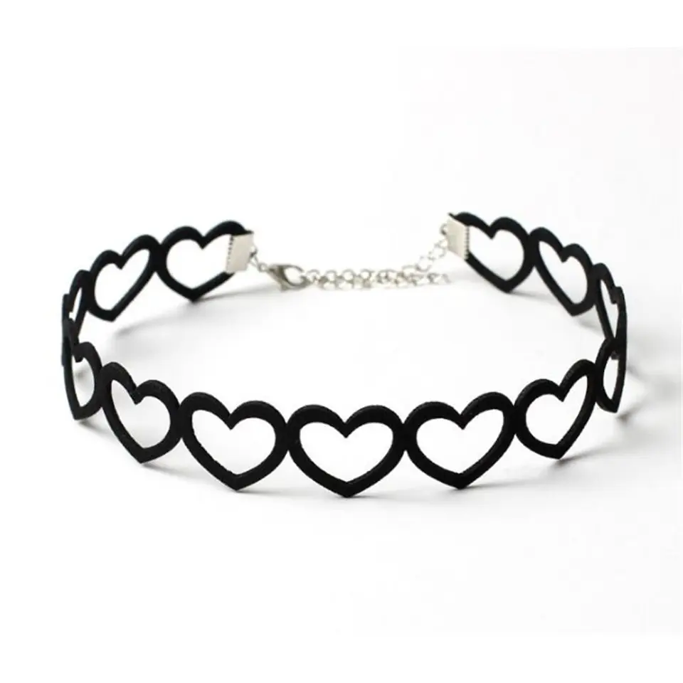 NASZYJNIK CHOKER AŻUR SERCA w sklepie Wasserman.eu