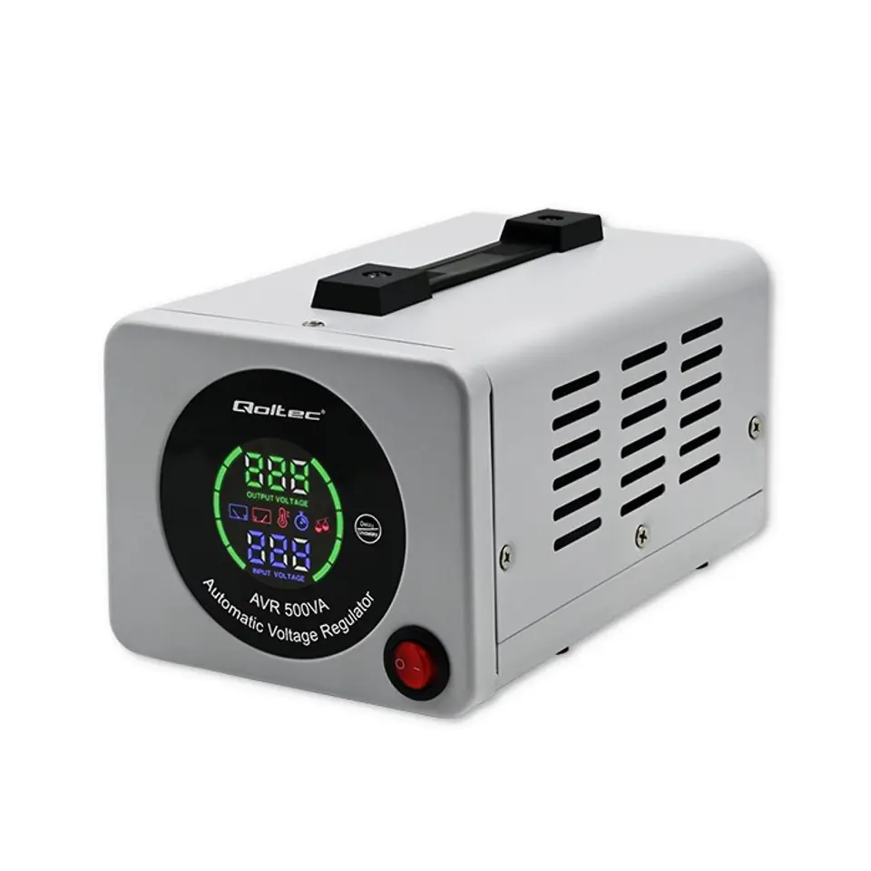QOLTEC STABILIZATOR NAPIĘCIA AUTOMATYCZNY AVR 500VA w sklepie Wasserman.eu
