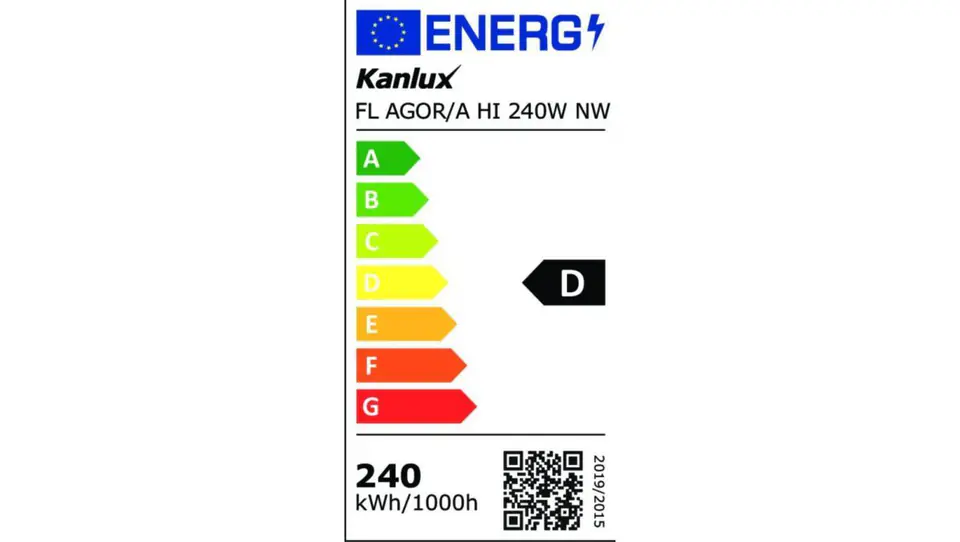 ⁨Projektor FL AGOR/A HI 240W NW 36000lm 4000K barwa neutralna IP65 5 lat gwar.czarny 33477⁩ w sklepie Wasserman.eu