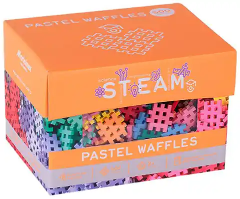 ⁨Construction blocks Waffle Blocks mini pastel 500 pieces⁩ at Wasserman.eu