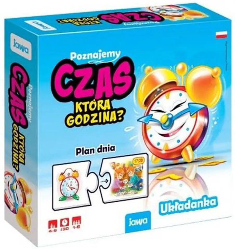 UKŁADANKA POZNAJEMY CZAS w sklepie Wasserman.eu