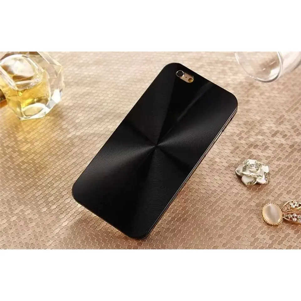 ALUMINIOWE ETUI CASE NA TELEFON IPHONE 5/5S - CZARNE ETUI21 w sklepie Wasserman.eu