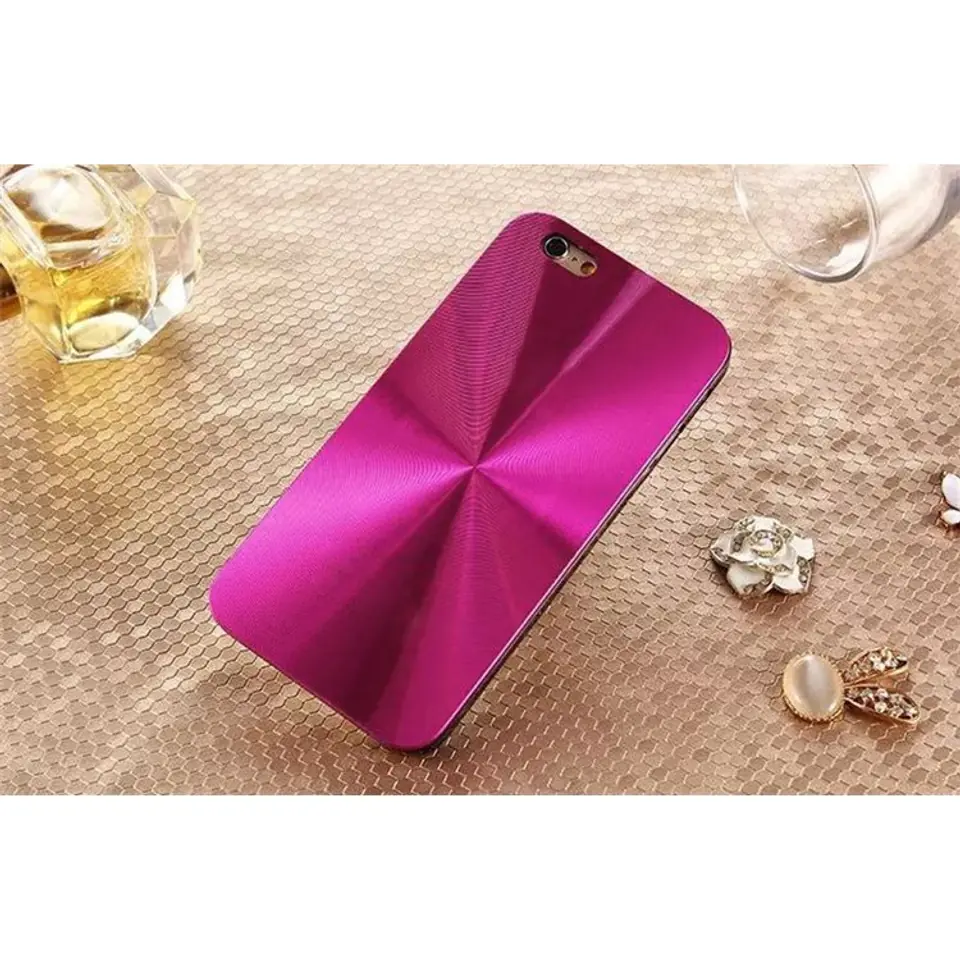 ALUMINIOWE ETUI CASE NA TELEFON IPHONE 5/5S - FUKSJA ETUI21 w sklepie Wasserman.eu