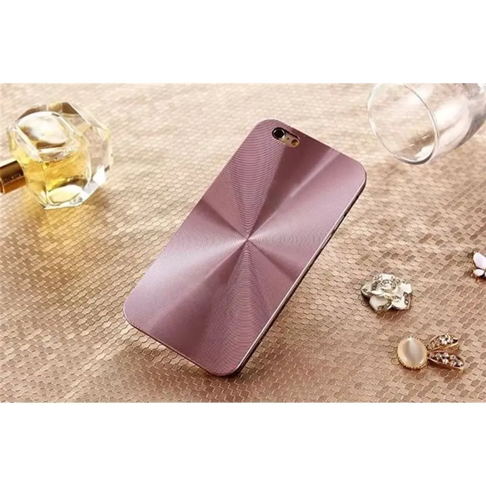 ALUMINIOWE ETUI CASE NA TELEFON IPHONE 5/5S - RÓŻOWE ZŁOTO ETUI21 w sklepie Wasserman.eu