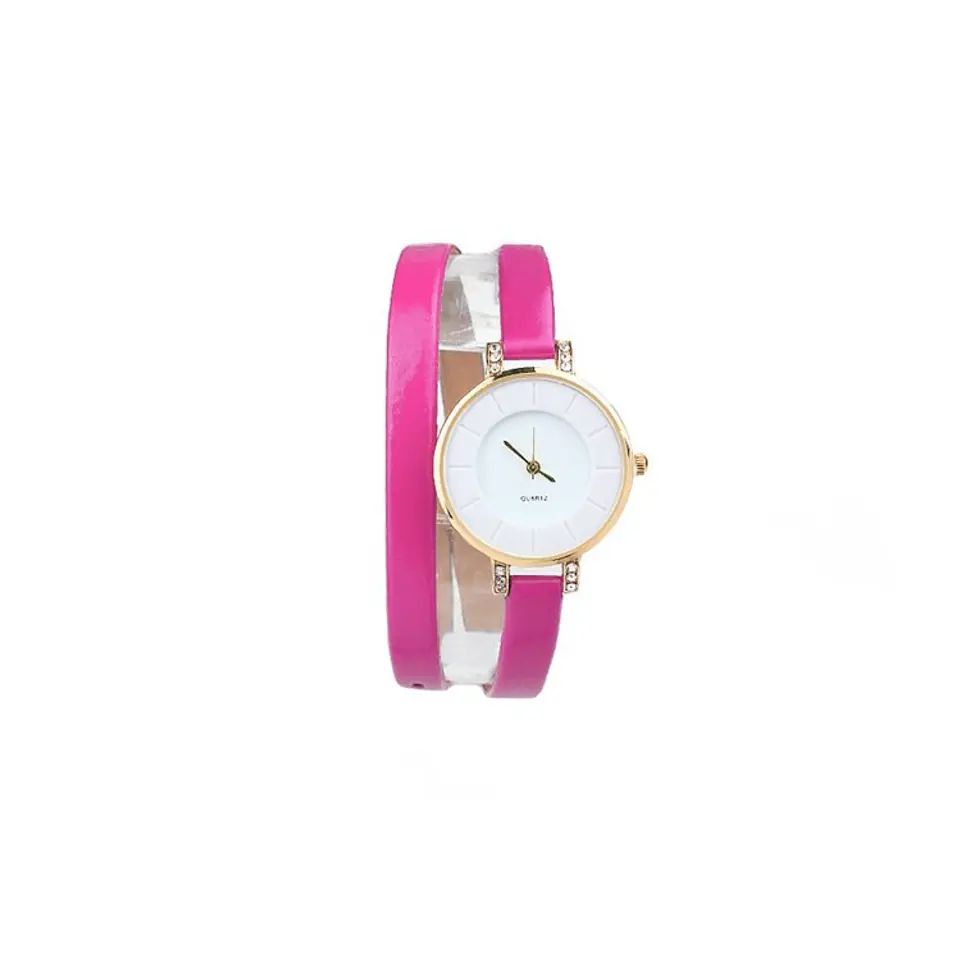 DOPPELUHR SLIM BELT - PINK - Z424R im Wasserman.eu