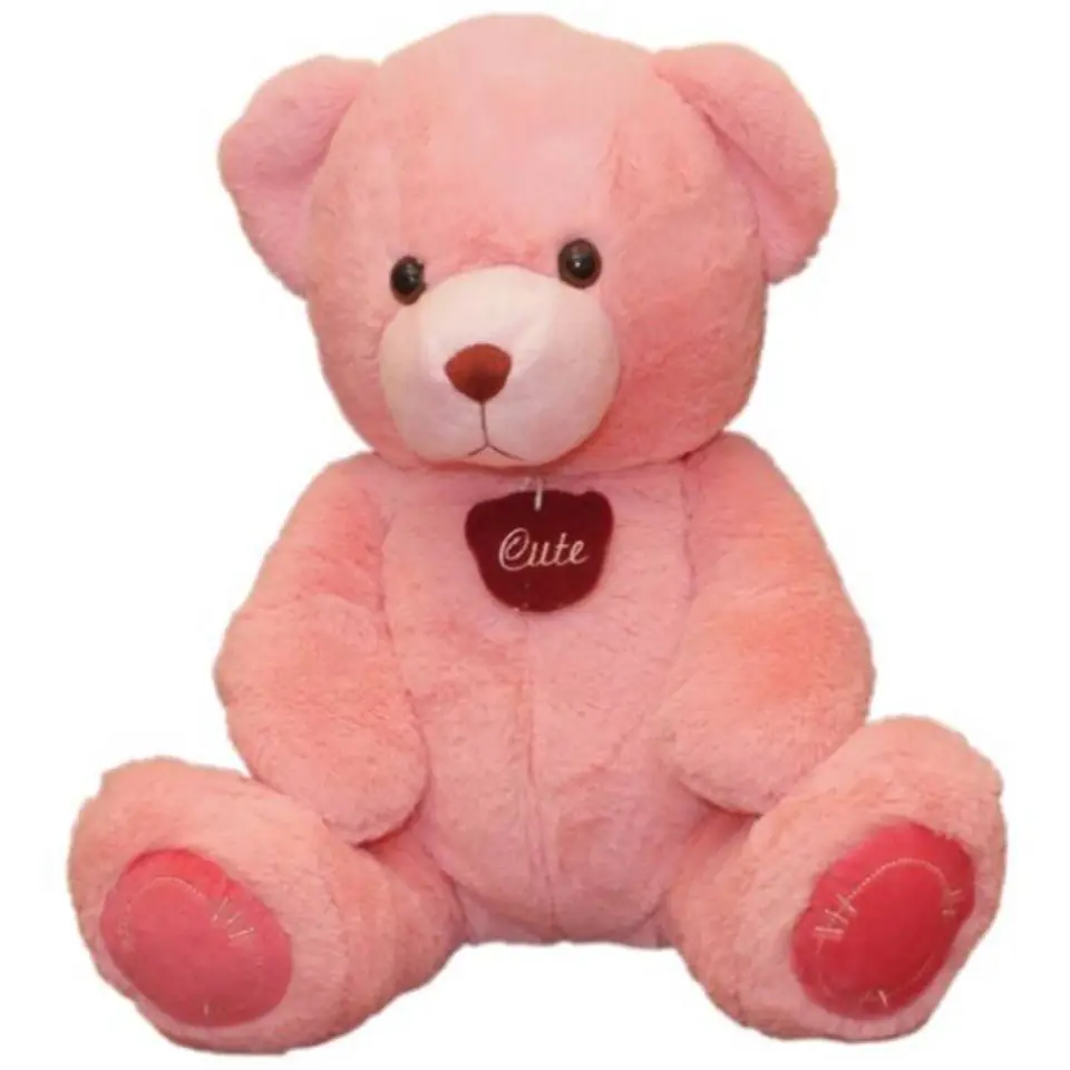 ⁨Plush toy Teddy Bear Olaf pink 34 cm⁩ at Wasserman.eu