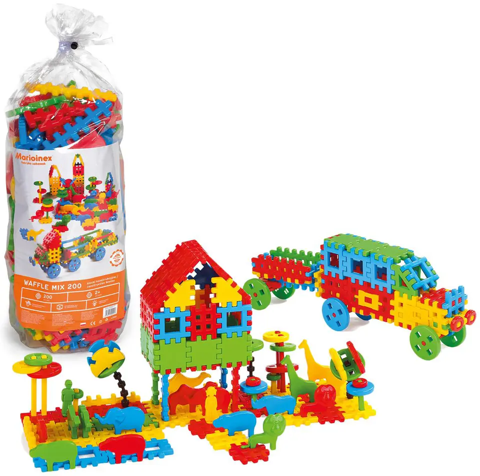 ⁨Construction blocks Waff le Mix 200 bag⁩ at Wasserman.eu