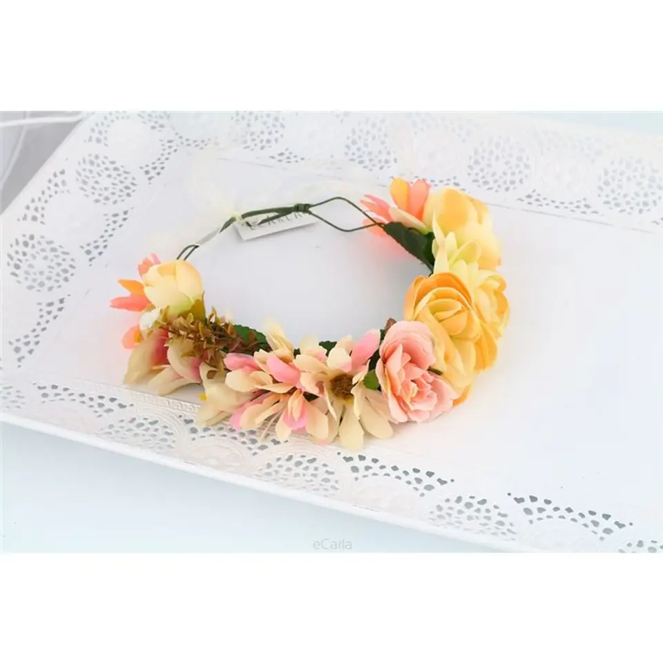 ⁨PEONY WREATH - CREAM W1K⁩ at Wasserman.eu