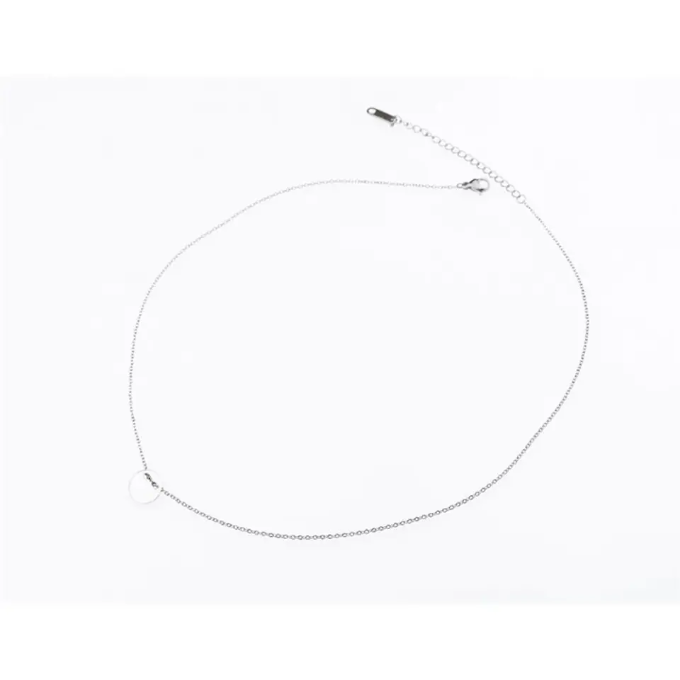 ⁨NECKLACE Circle SURGICAL STEEL NST549S⁩ at Wasserman.eu