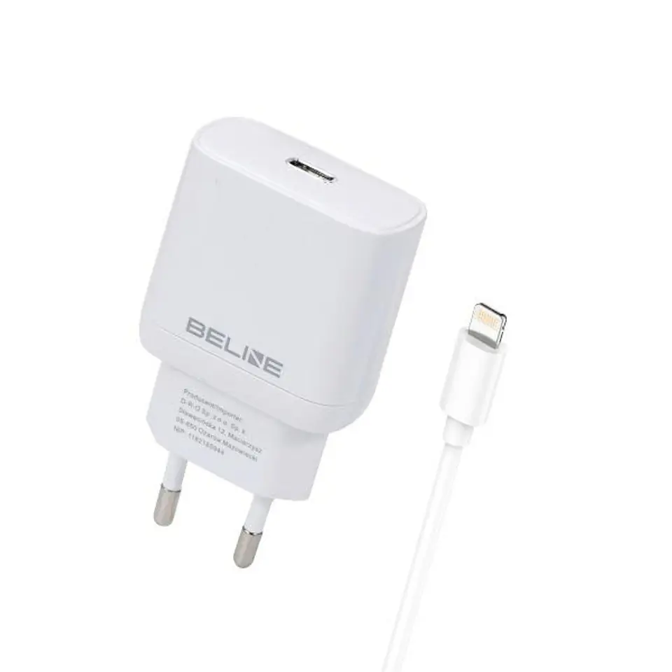 ⁨Charger 30W USB-C + lightning cable, white⁩ at Wasserman.eu