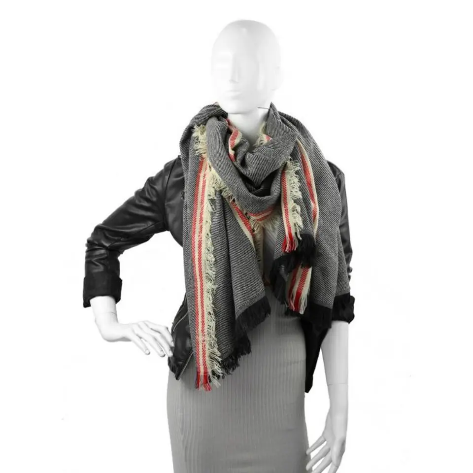 ⁨Szal Chusta ombre z morelą SZALS2⁩ w sklepie Wasserman.eu