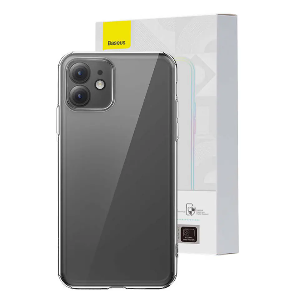 ⁨Przeźroczyste Etui Baseus Simple do iPhone 11⁩ w sklepie Wasserman.eu