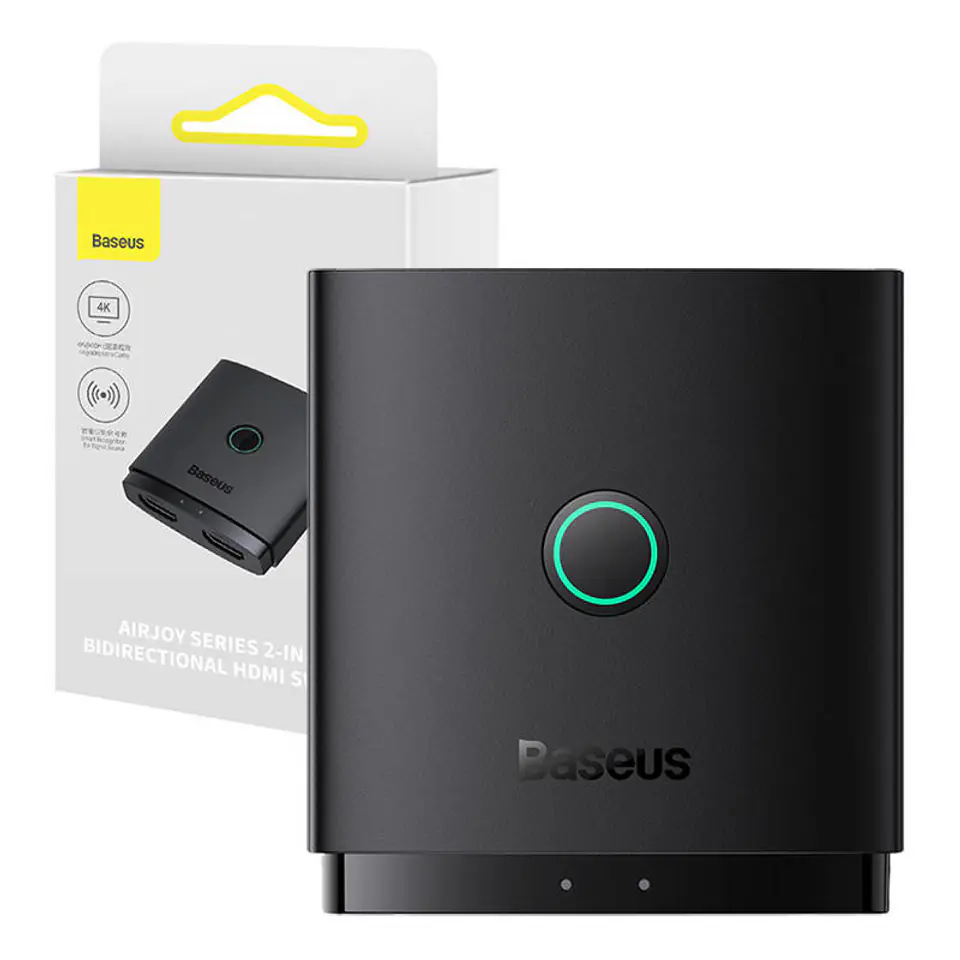 Adapter HDMI Baseus 2w1 (czarny) w sklepie Wasserman.eu