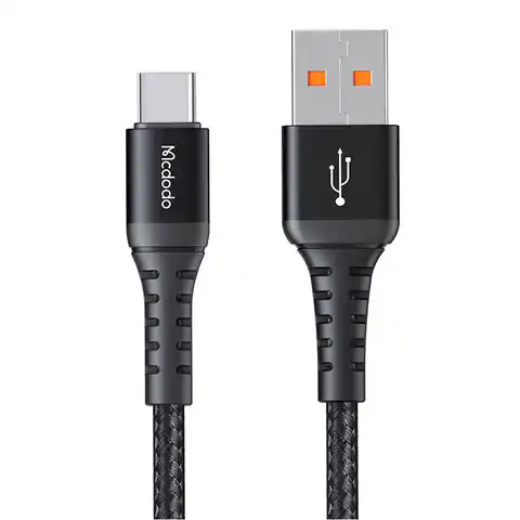 ⁨Kabel USB-C Mcdodo CA-2270, 0.2m (czarny)⁩ w sklepie Wasserman.eu