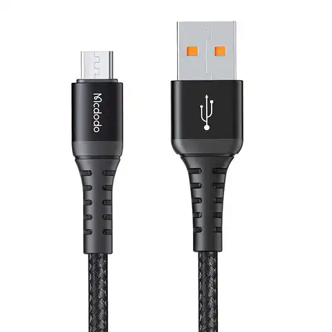 ⁨Kabel Micro-USB Mcdodo CA-2280, 0.2m (czarny)⁩ w sklepie Wasserman.eu