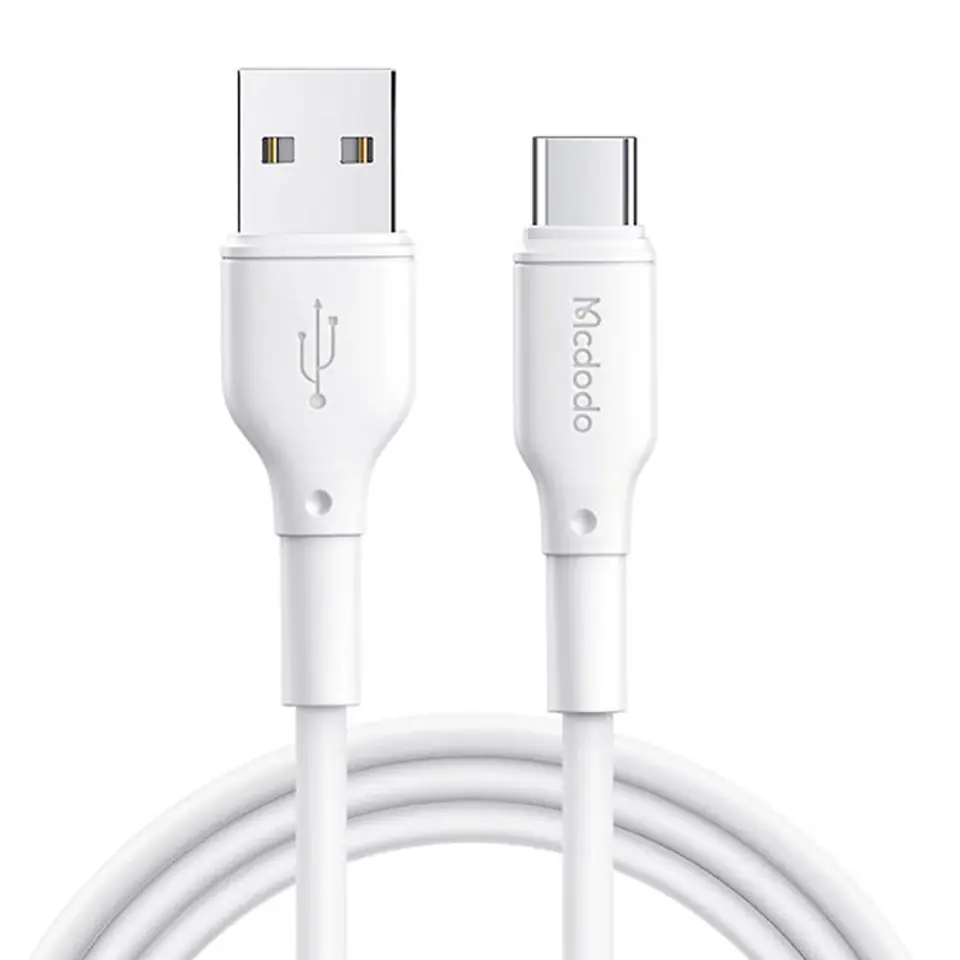 ⁨Kabel USB-C Mcdodo CA-7280, 1.2m (biały)⁩ w sklepie Wasserman.eu