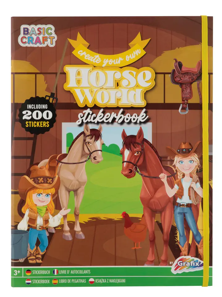 ⁨Magical Horse Sticker World Book + 200 stickers⁩ w sklepie Wasserman.eu